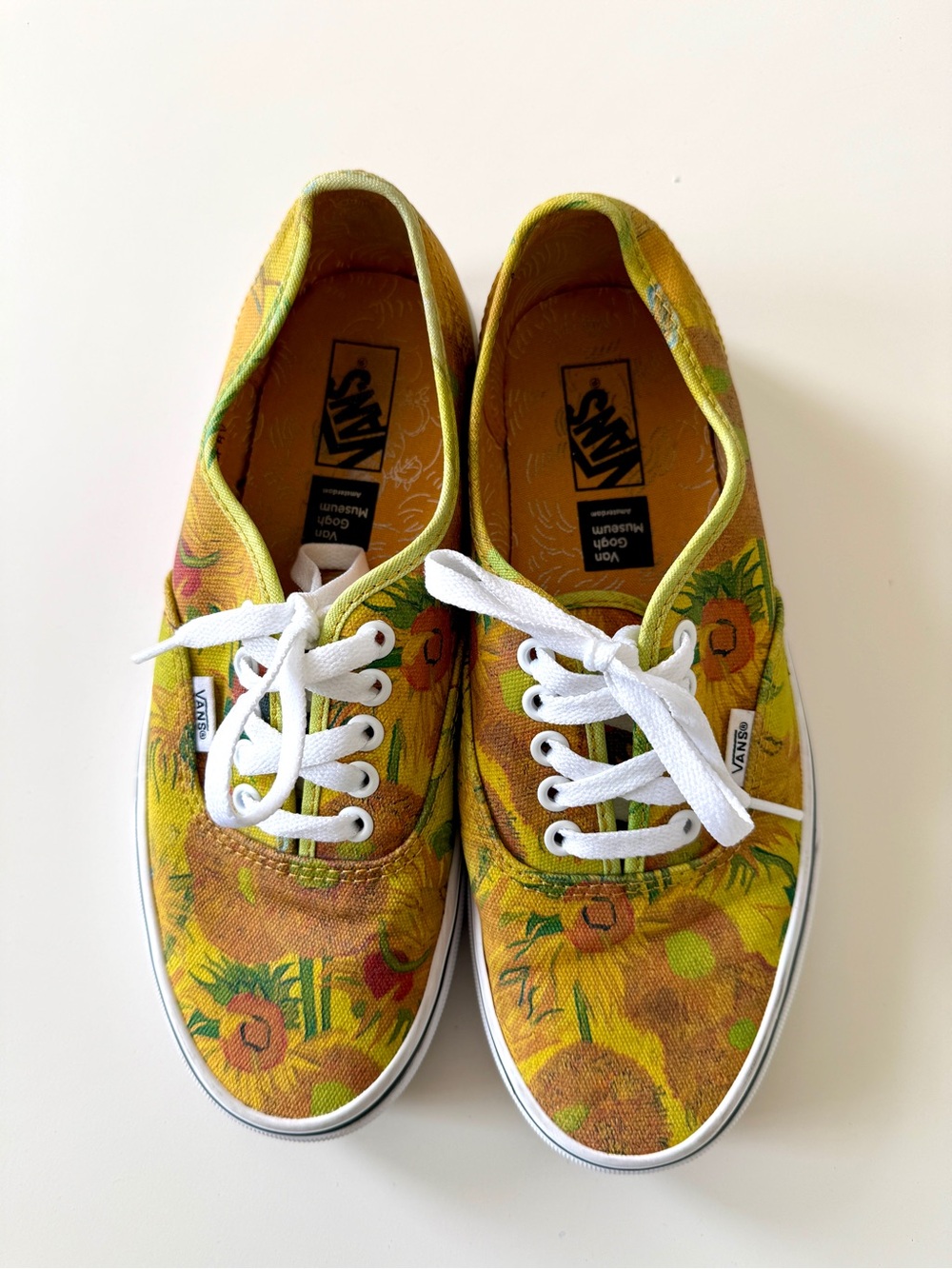 VANS Vincent Van Gogh x Sunflowers Van Gogh Museum Amsterdam M7.5/W9 - Rare